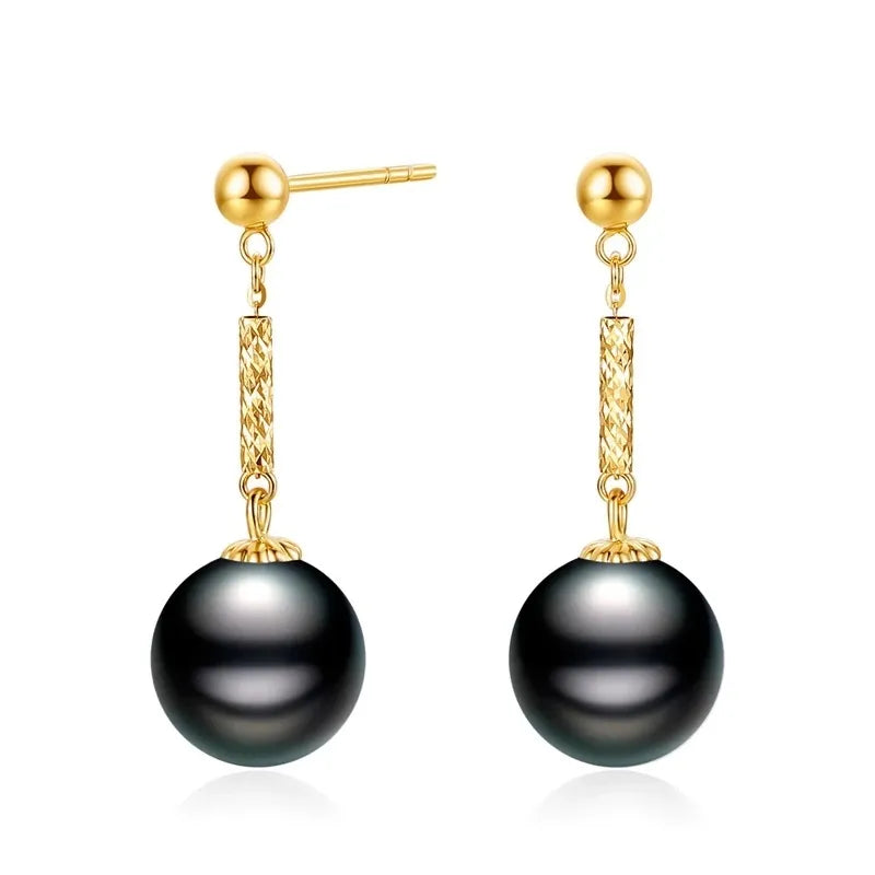 Spherical Pearl Earrings